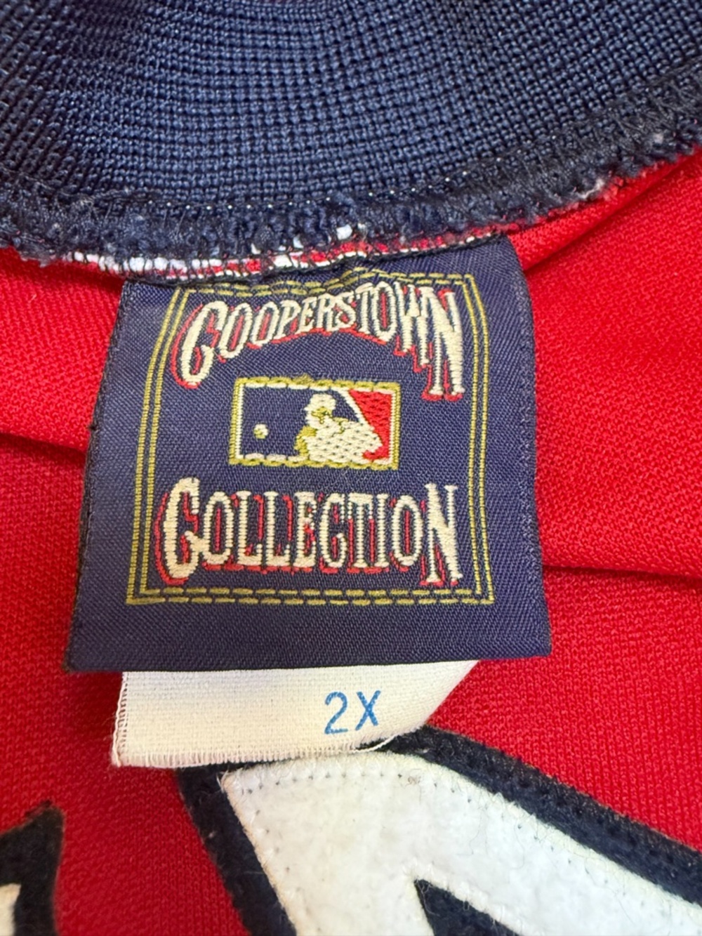 Cleveland Indians Jersey 2XL Cooperstown Collection by Majestic - Picture 4 of 6
